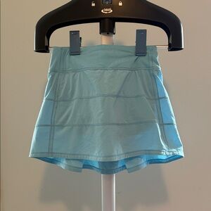 lululemon athletica Light Blue Tennis Skort